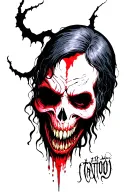 evil and dark tattoo design idea
