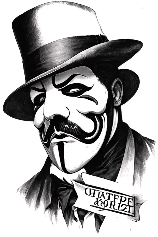 Horror film killers inspired tattoo featuring ghostface tattoo design idea