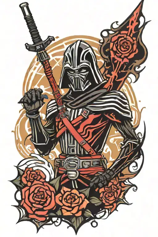 sith star wars tattoo design idea
