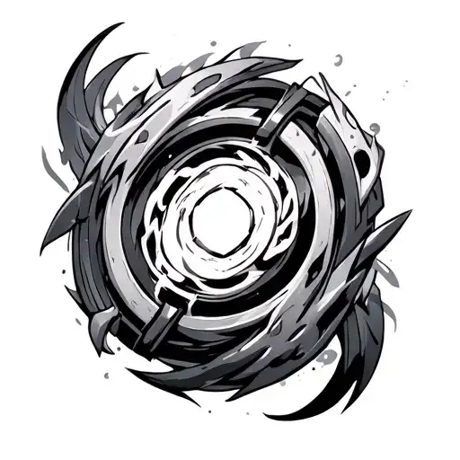 Pokemon, beyblade mix sleeve tattoo design idea