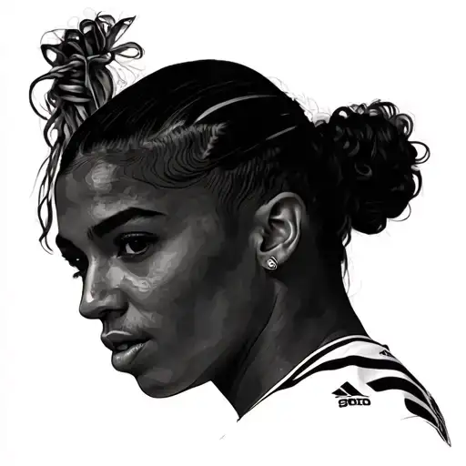 Ariana Grande, nle Choppa, Cristiano Ronaldo tattoo design idea