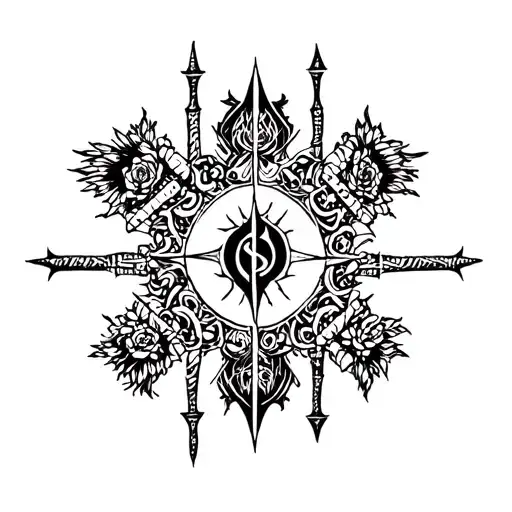 slavic god Weles tattoo design idea