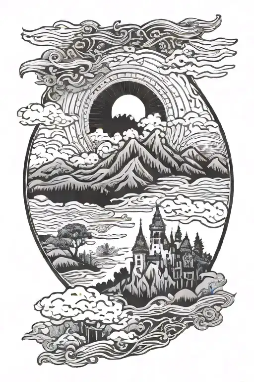  I lift up my eyes to the hills. From where does my help come? My help comes from the Lord, who made heaven and earth. tattoo design idea