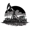 Oilfield tattoo design idea