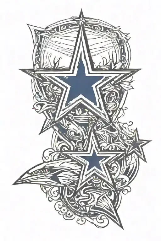 memorial for Dad, Dallas cowboys and bud light beer tattoo design idea