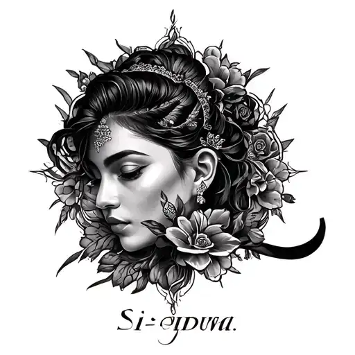 Sidiya Name Design: Write name tattoo design idea