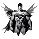 Superman tattoo design idea