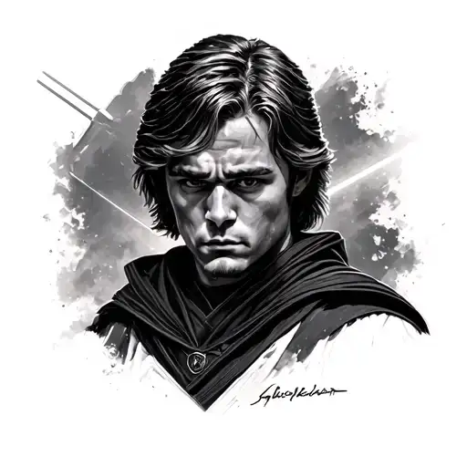 Anakin Skywalker tattoo design idea