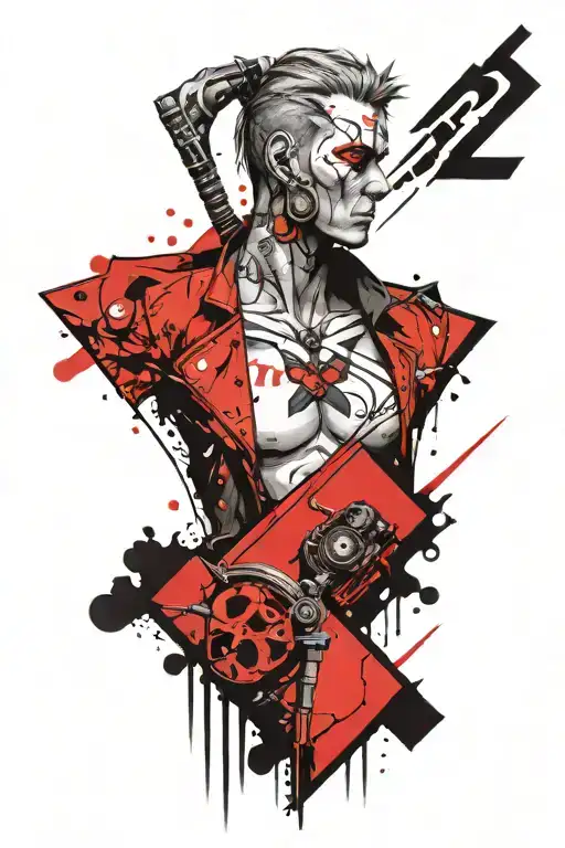 Borderlands 2 Salvador tattoo design idea