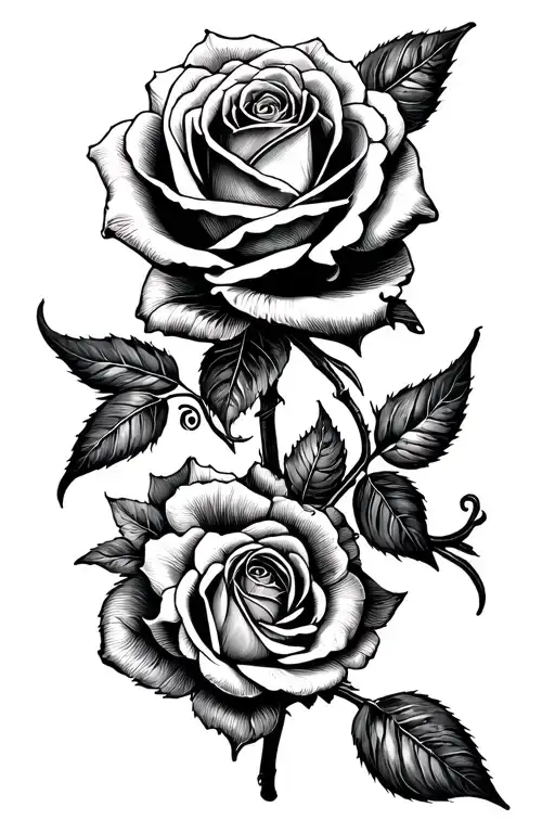 Gemini, cancer, pisces zodiac sign and rose,da tattoo design idea