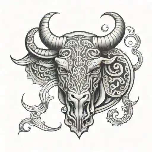 Javonta 1996 taurus tattoo design idea