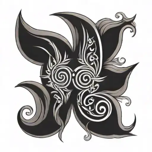 gemini minimalist tattoo design idea