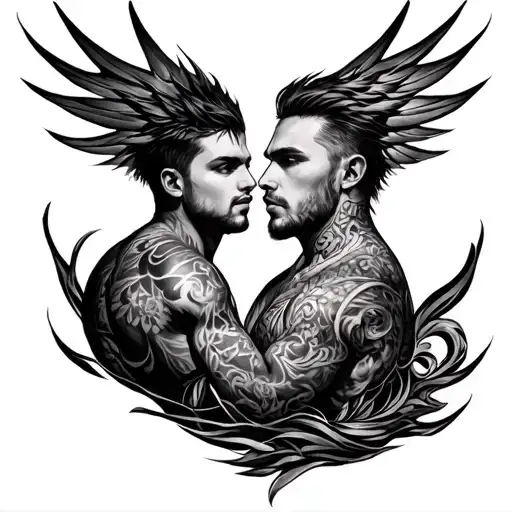 Aedan and Andrew tattoo design idea