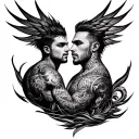 Aedan and Andrew tattoo design idea