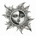 Eclipse tattoo design idea