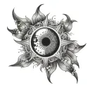 Eclipse tattoo design idea