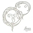 Aries And Capricorn tattoo design idea