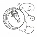 Aries And Capricorn tattoo design idea