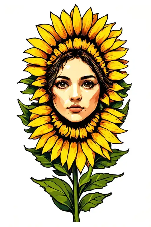 "Terry Mason Hailey " checker flages sun flower blooming tattoo design idea