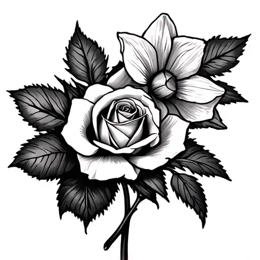 2797+ Rose And Daffodil Tattoo Ideas in 2026 - BlackInk AI