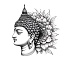 and Buda tattoo design idea