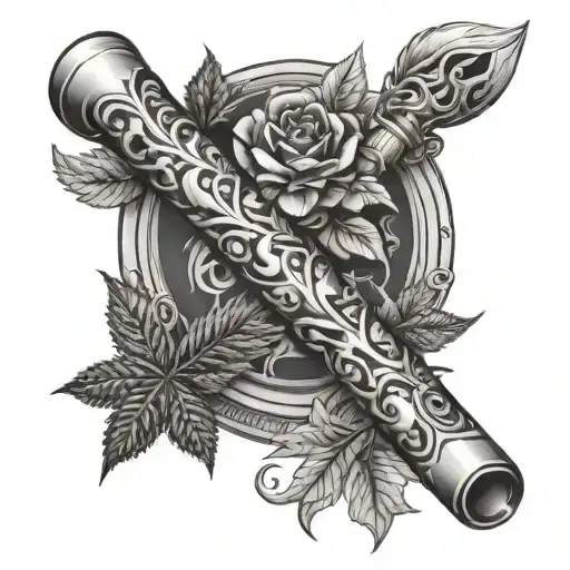 joint 420 tattoo design idea