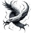 Thunder Storm tattoo design idea