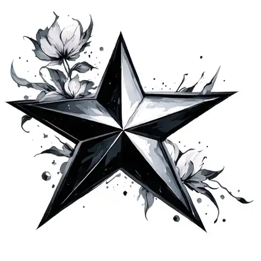 Blackstar tattoo design idea