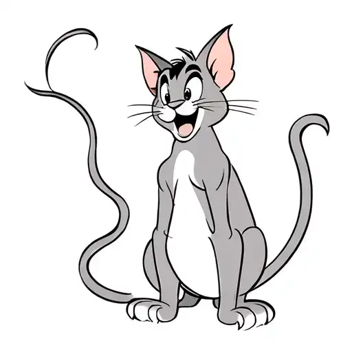 Tom and Jerry  tattoo design idea