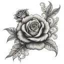 Psalm 23:4 tattoo design idea