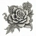 Psalm 23:4 tattoo design idea