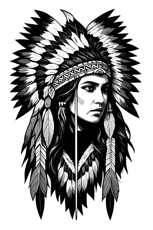 Indian arrow infinity sight with Brittany Canfield and 07/14/2025 tattoo design idea