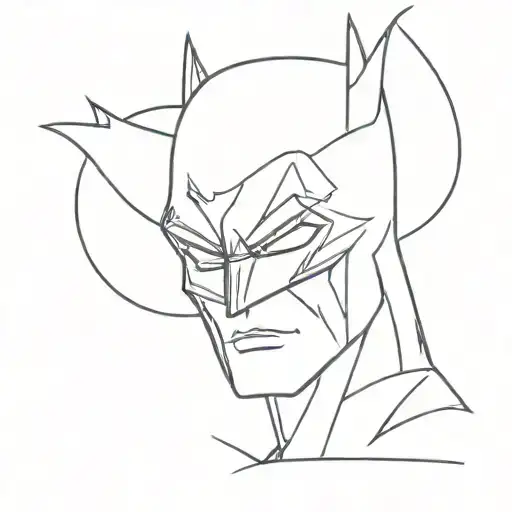 batman no cinema tattoo design idea