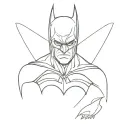 batman no cinema tattoo design idea