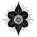 A minimalist design symbolizing self-love and balance tattoo design idea