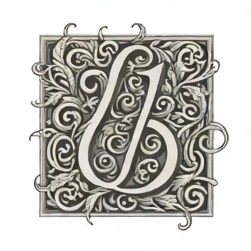 parents letters and kids initials incorporated within the design tattoo design idea