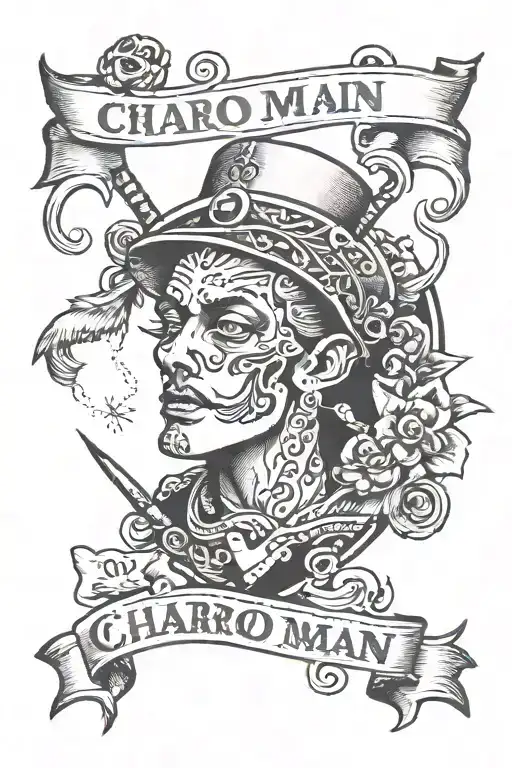 charon boatman tattoo design idea