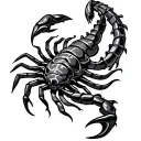 Celtic Scorpion wrapped tattoo design idea