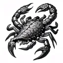 Celtic Scorpion wrapped tattoo design idea