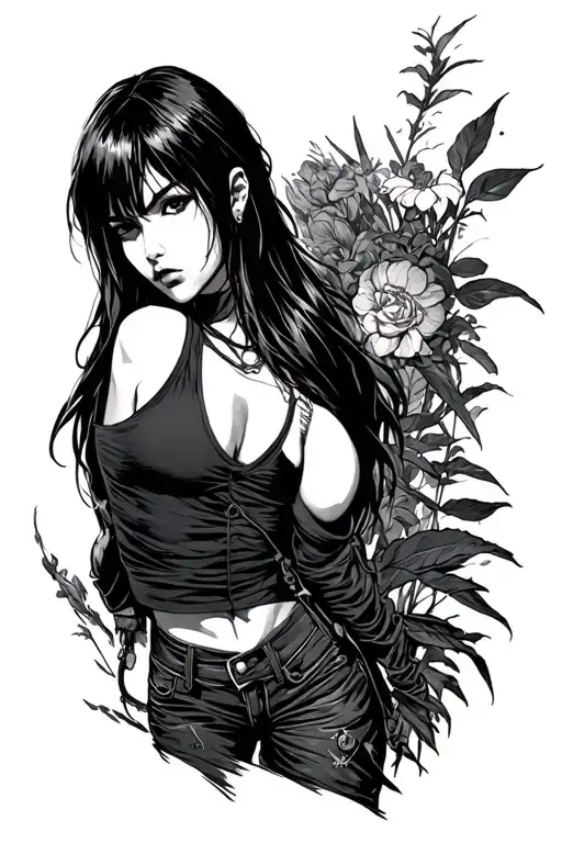 Revy (Black Lagoon) tattoo design idea