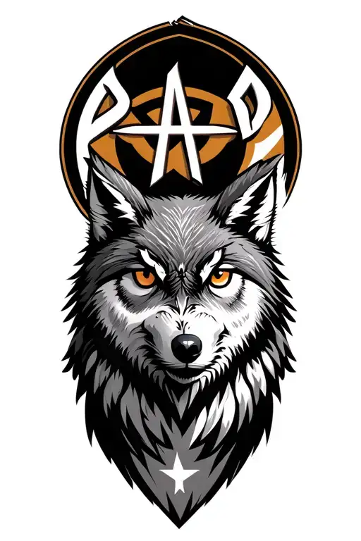 wolf, owl, Dallas cowboys, Atlanta united, Kennesaw state tattoo design idea