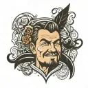 dad memorial tattoo design idea