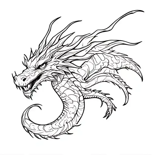 simple dragon tattoo design tattoo design idea