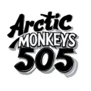 arctic monkeys 505 manly typography tattoo design idea