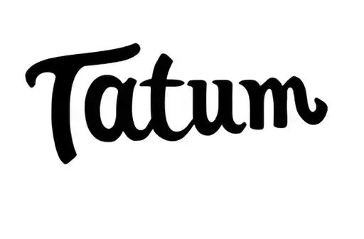 "Tatum" tattoo design idea