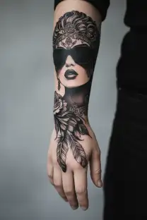 Versace inspired design featuring tattoo design idea