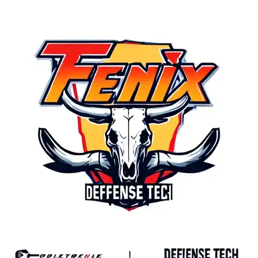 "Fenix Defense Tech" "Fenix Defense Tech" Logo for a defense company based in Arizona using the state line and a cow skull. tattoo design idea