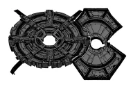 arc reactor with hex pattern incorporating elements tattoo design idea