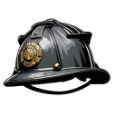 firefighter helmet tattoo design idea