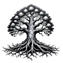 Yggdrasil Tree tattoo design idea
